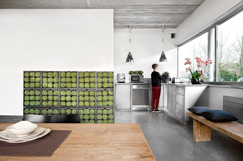 Wandbegrünung Design Idee sehr gut getestet Vertikaler Garten indoor outdoor